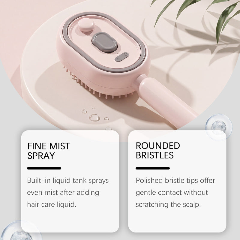 Veloura MistGlow™ Electric Spray Hair Comb
